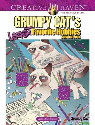 Creative Haven Grumpy Cat's Least Favorite Hobbies by Jessica Mazurkiewicz (Engl