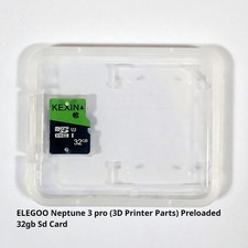 ELEGOO Neptune 3 pro 3D Printer Parts Preloaded 32gb Sd Card