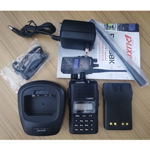 Radio Walkie Talkie PuXing PX-888K 128CH 5W 4W VHF/UHF Dual Band Two Way Radio - Zdjęcie 6 z 11