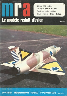 MRA N°493 KRAIWIESEN / MIRAGE III A TURBINE / BIPLANE RED BIPE / CONS. DES FUSEES