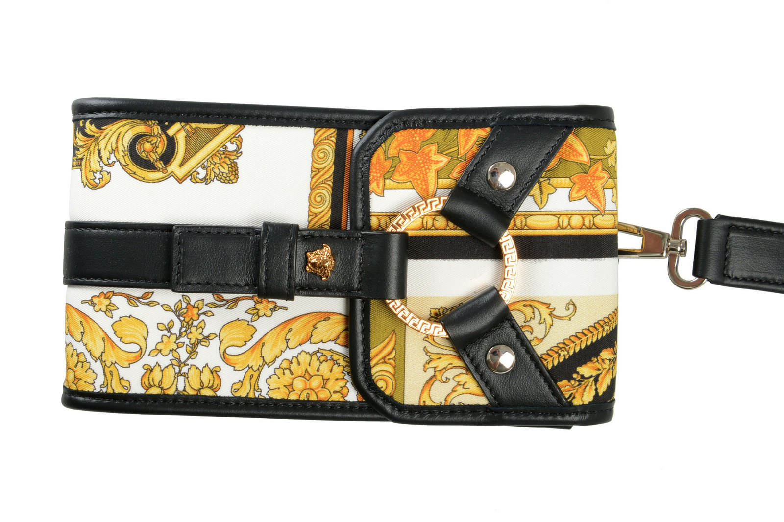 Versace Men's Leather Trimmed Multi-Color Mini Shoulder Bag image 5