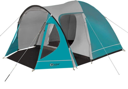 Zelt Kuppelzelt für 5 Personen wasserdicht Familienzelt Camping Delta 5 blau - Bild 1 von 8