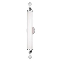 Hudson Valley Lighting 2920-pc Royale 1-light 30h Led Sconce W/white Glass on sale Hudson Valley Lighting 2920-pc Royale 1-light 30h Led Sconce W/white Glass on sale