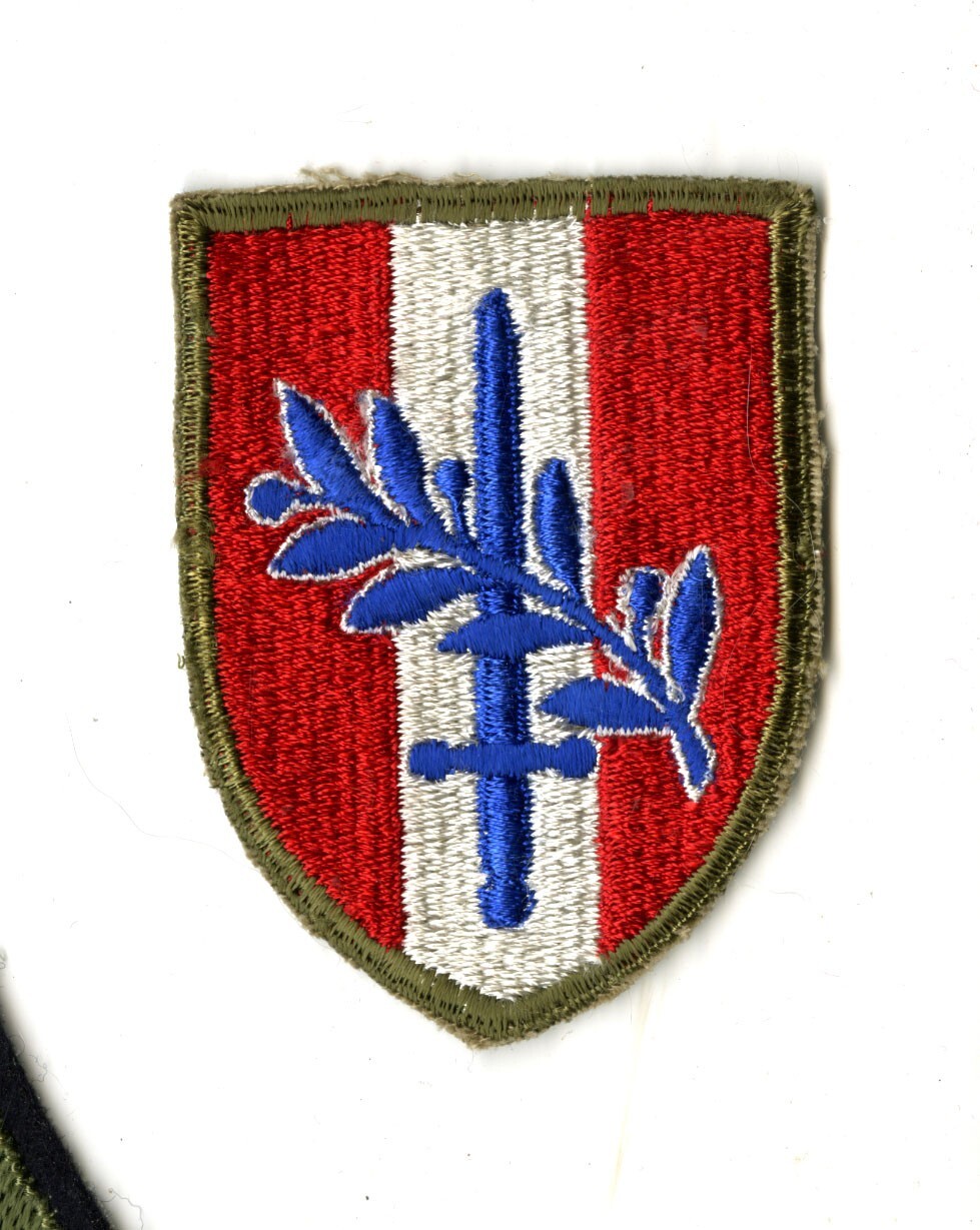 Austria Occupation White Back Vintage Cut Edge Patch