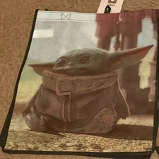 The Mandalorian Reusable  Shopping Bag  Star Wars Size 13X15 Inches New