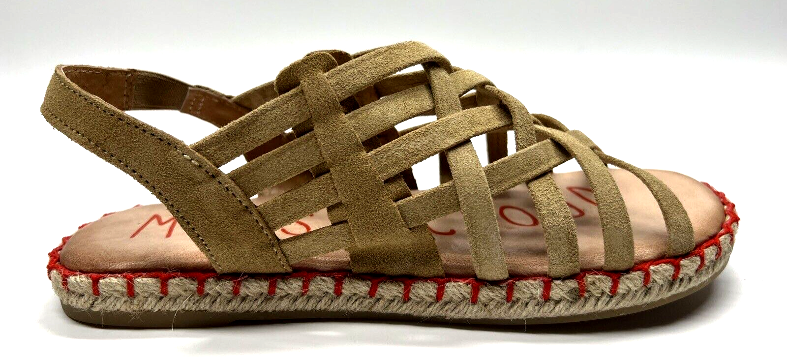 SAOLA Sandali Musse and Cloud donna US 8 marroni scamosciati cinturino suola comoda boho