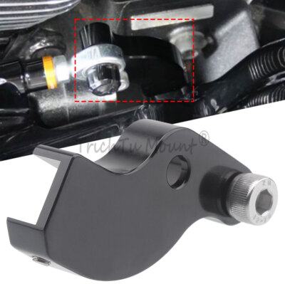 Schwarzer Schalthebel Neutral Assist Halterung für Harley M8 Road Street Glide