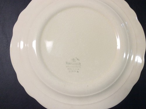 Set of 10 Homer Laughlin Virginia Rose Flowers & Stems Dessert/Salad Plates (VG) - Picture 15 of 24
