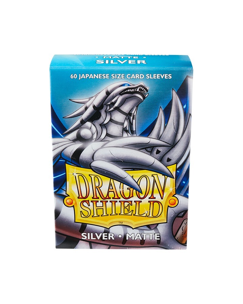 Dragon Shield Japanese Matte Sleeves - Silver Dragon Shield Japanese Matte Sleeves - Silver