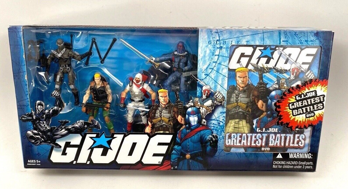 G.I. Joe Action Figures Greatest Battles Set with DVD NEW | eBay