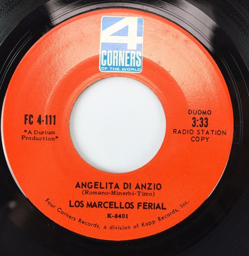 Angelita Di Anzio Los Marcellos Ora Che 45 Record 4-Corners - Picture 7 of 9