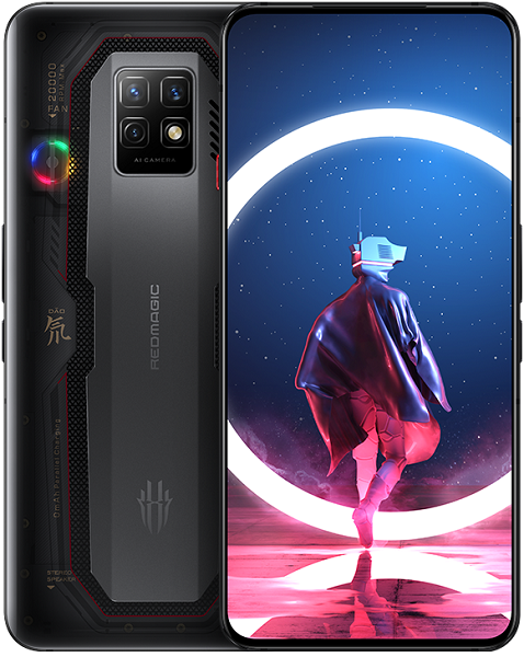 80 nubia Red Magic7 18GB 256GB SIMフリー Nubia Red Magic 7 165Hz Gaming Phone with 6.8