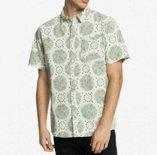QUIKSILVER Men's S/S Button-Up Shirt MAGIC EYE - WCL6 - XLarge - NWT - LAST ONE