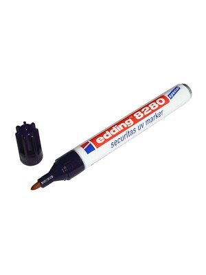 2 Stück EDDING UV-Marker 8280 Securitas 1,5-3mm farblos, Markierer UV Stift