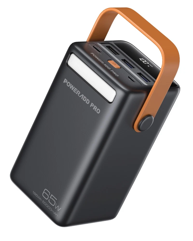 Power Bank 50000mAh PD 65W USB C Fast Charging Camping Travel Portable Charger Power Bank 50000mAh PD 65W USB C Fast Charging Camping Travel Portable Charger