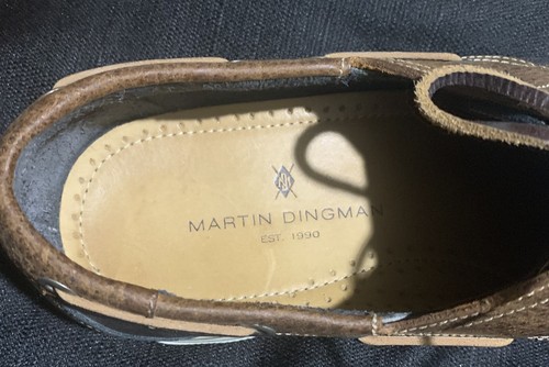 Mark Dingman Kennedy All Sport Boat Buffalo Leather Loafers Size:10 - Picture 5 of 6