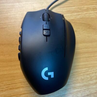 Logitech G600 MMO Gaming Mouse 12-Button Programmable RGB High