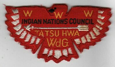 OA 138 Ta Tsu Hwa WWW S2a Flap RED Bdr. Indian Nations OK [MOBX5