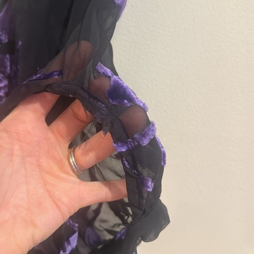 Dahlia Maxi Dress Free People medium purple velvet - Picture 11 of 15