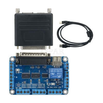 CNC MACH3 4 Axis LPT Port USB Card Motion Controller for Stepper Motor Engraving