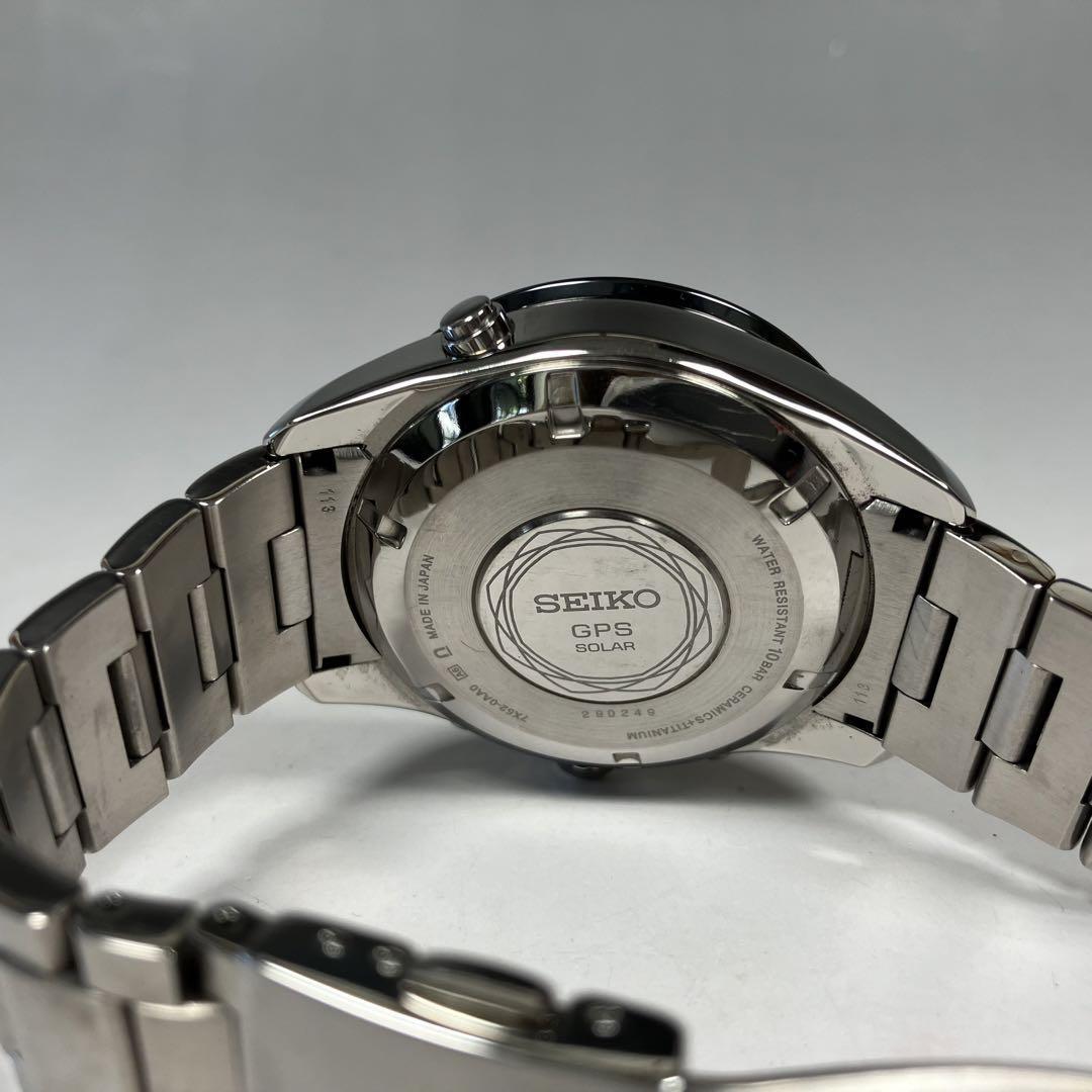 Seiko Astron 7X52-0AA0 Titanium Ceramic GPS Solar Mens Watch
