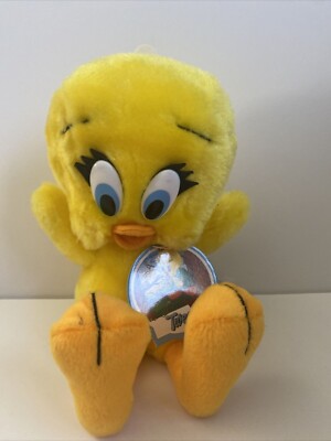 24K SPECIAL EFFECTS TWEETY BIRD 1993 PLUSH STUFFED ANIMAL WARNER