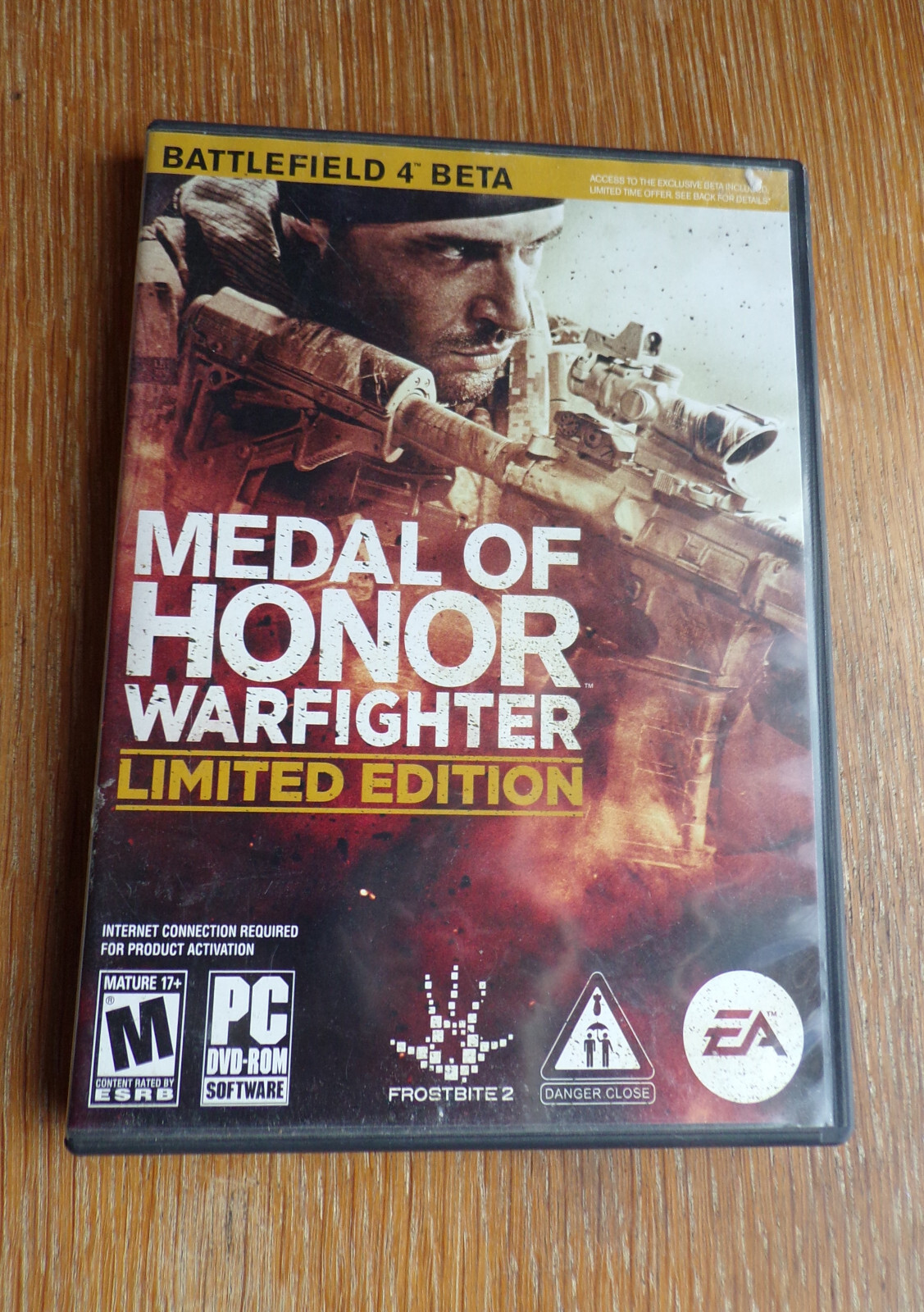 medal of honor warfighter ps3 limited edition w battlefield 4 beta