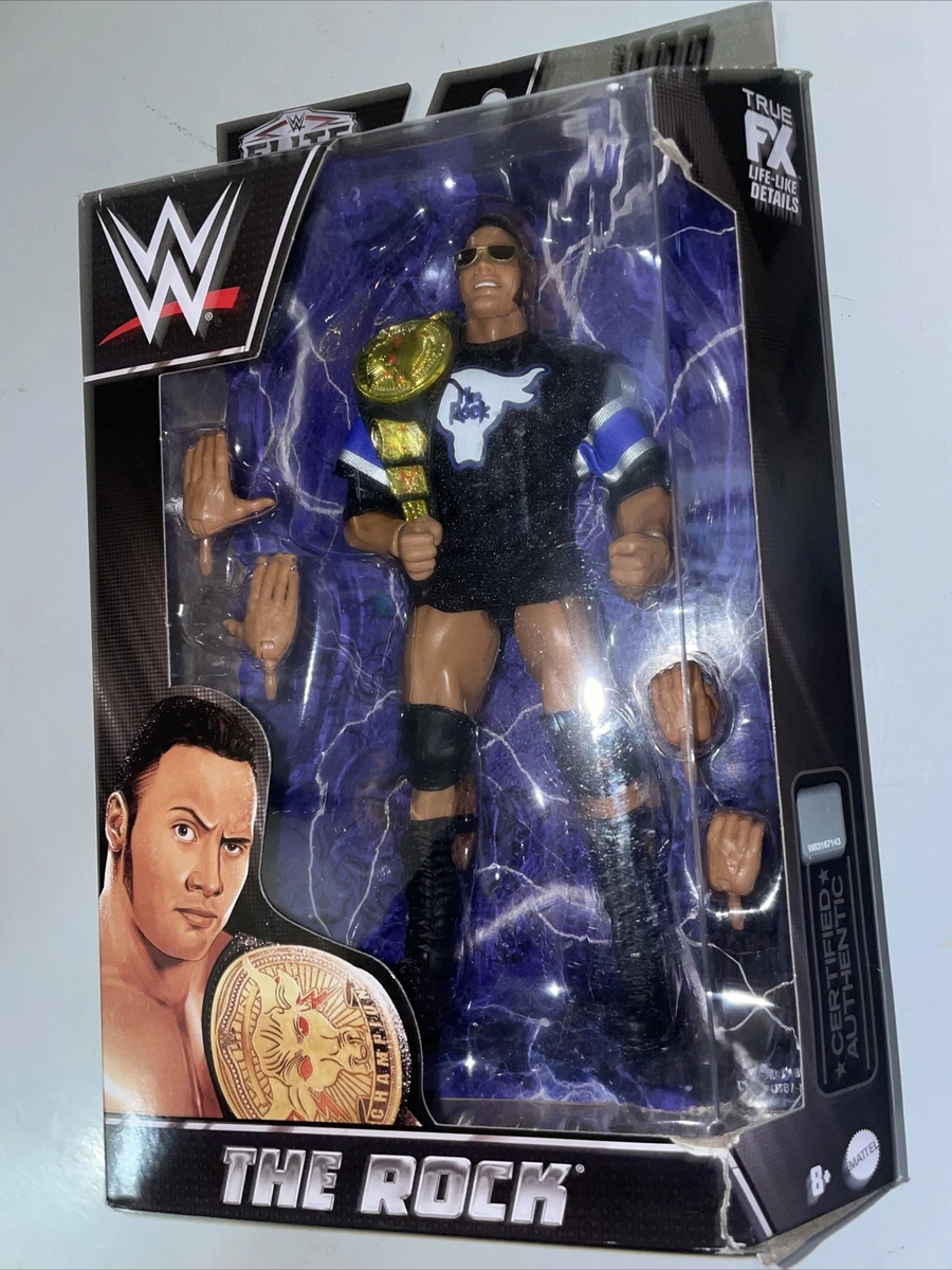 Mattel WWE Elite Collection Series 100 The Rock Action Figure 6” Rare old school