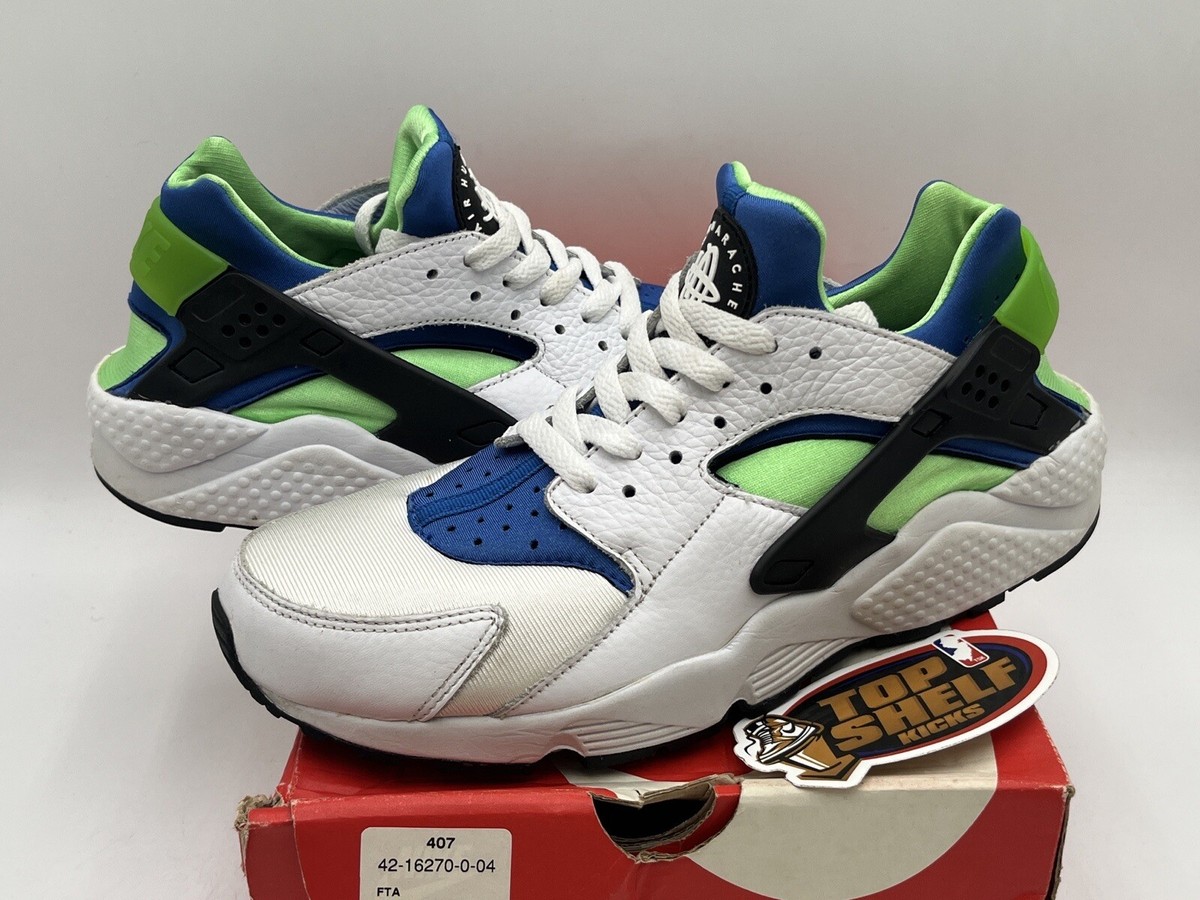 Nike Air Huarache Scream Green 2014 Size Authentic Rare