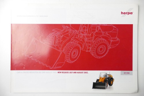 herpa novedades 2002 catálogo H-25006 | Zustand: Akzeptabel