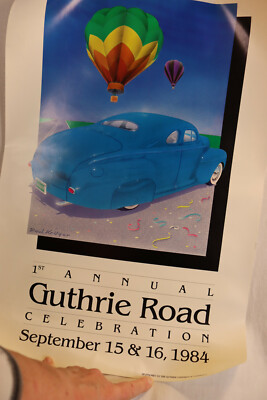 Paul Kruger Poster 1st Annual Guthrie Road Celebration September 15 & 16, 1984