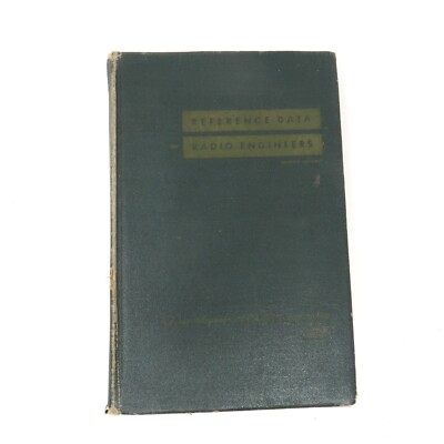 Reference Data for Radio Engineers 2nd Edition Hard Cover Book 1947 Vintage