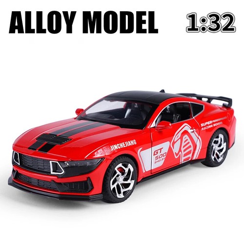 1:32 Ford Mustang Shelby GT500 Aleación Modelo Coche Diecast Sonido Luz Vehículo de Juguete - Imagen 7 de 21