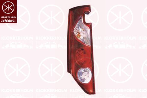 NEU RüCklicht Lampe - LH - Mit Basis - Passt FüR Renault Kangoo II 2008-2012-image