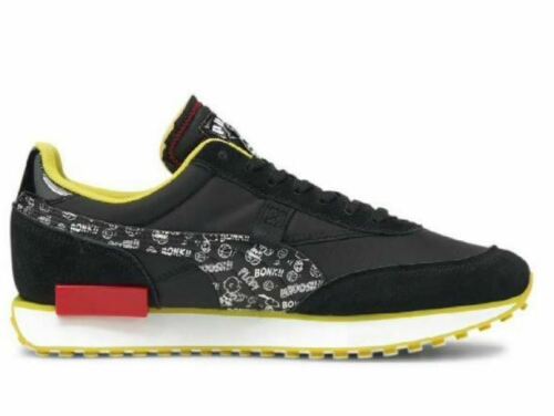 Puma Future Rider 'Peanuts' Black Fashion Sneakers,Shoes Men's 38048301 - Picture 3 of 6