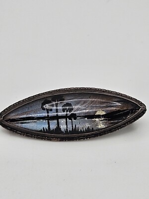 Vintage Art Deco Sterling Silver TLM England Butterfly Wing