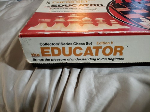 Classic Games Collectors’ Series Edition V Educator Chess Set Learn To Play 1972 - Picture 3 of 12
