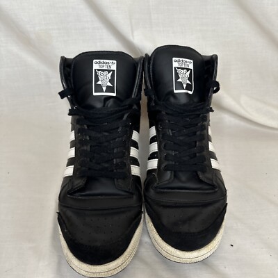 adidas Top Ten Hi Men's Shoes Black Size 12