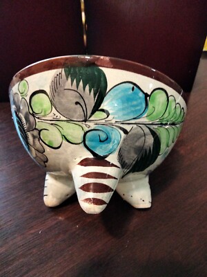 Cat Mexico Bowl With Different Color And  leaf Details