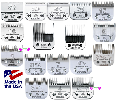 ANDIS Pro CERAMIC EDGE&Steel Pet Grooming Blade*Fit AG,Wahl KM5