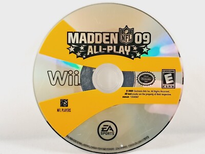 Madden NFL 09: All-Play (Nintendo Wii, 2008) Game Only 14633155457| eBay