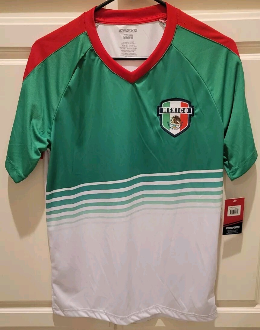Mexico National Mens Small Soccer Jersey New NWT Icon Sports Futbol Team