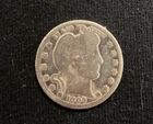 SILVER 1909-P BARBER SILVER QUARTER