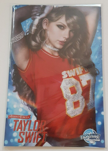 FEMALE FORCE: TAYLOR SWIFT #1 (SHIKARII EXCLUSIVE KC CHIEF KELCE VARIANT)