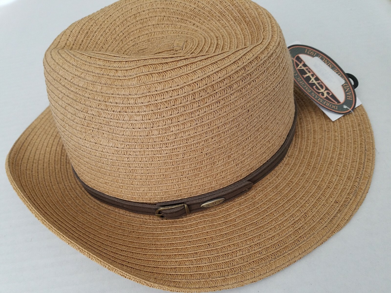 Brown Wide Brim Leather 