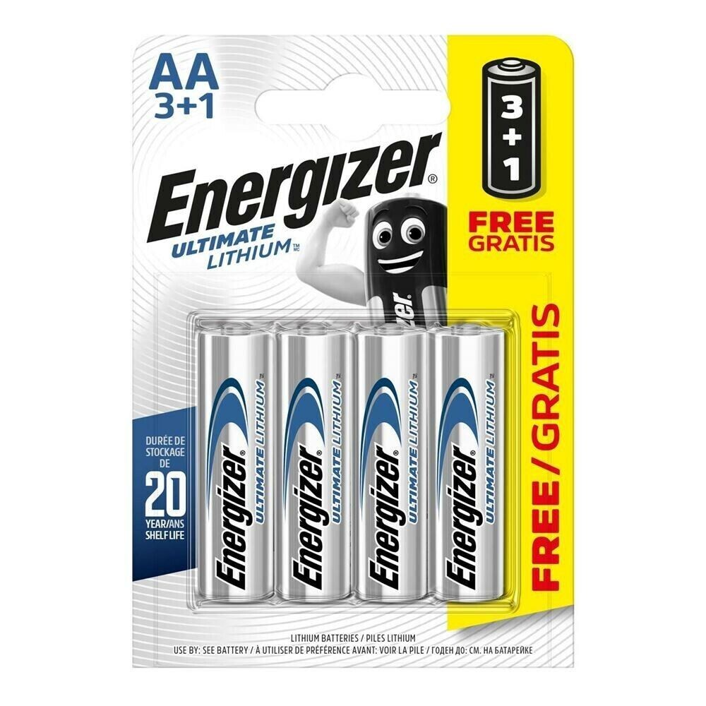 Energizer AA Lithium Batteries 4 Pack Premium Power Long Shelf Life - Image 13