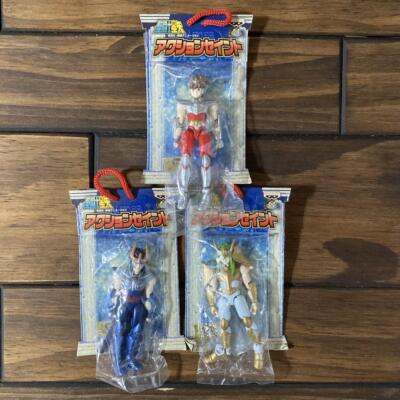 Heiliger Seiya Mythos Stoff Figur 3 Stück Banpresto Pegasus Seiya Andromeda Shun