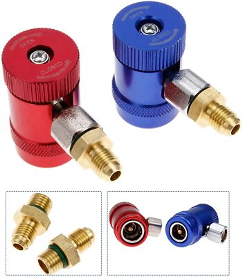 R1234yf Quick Coupler Adapter Set 2PC For Auto AC Manifold Gauge - Foto 14