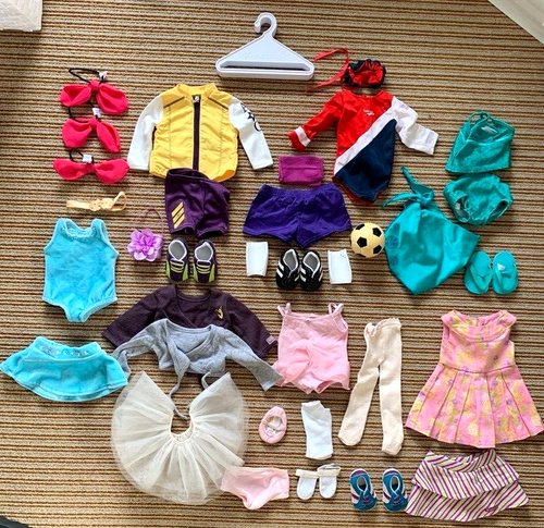 Large Lot AUTHENTIC American Girl Doll Clothing + Accessories - 45 pcs in all | eBay