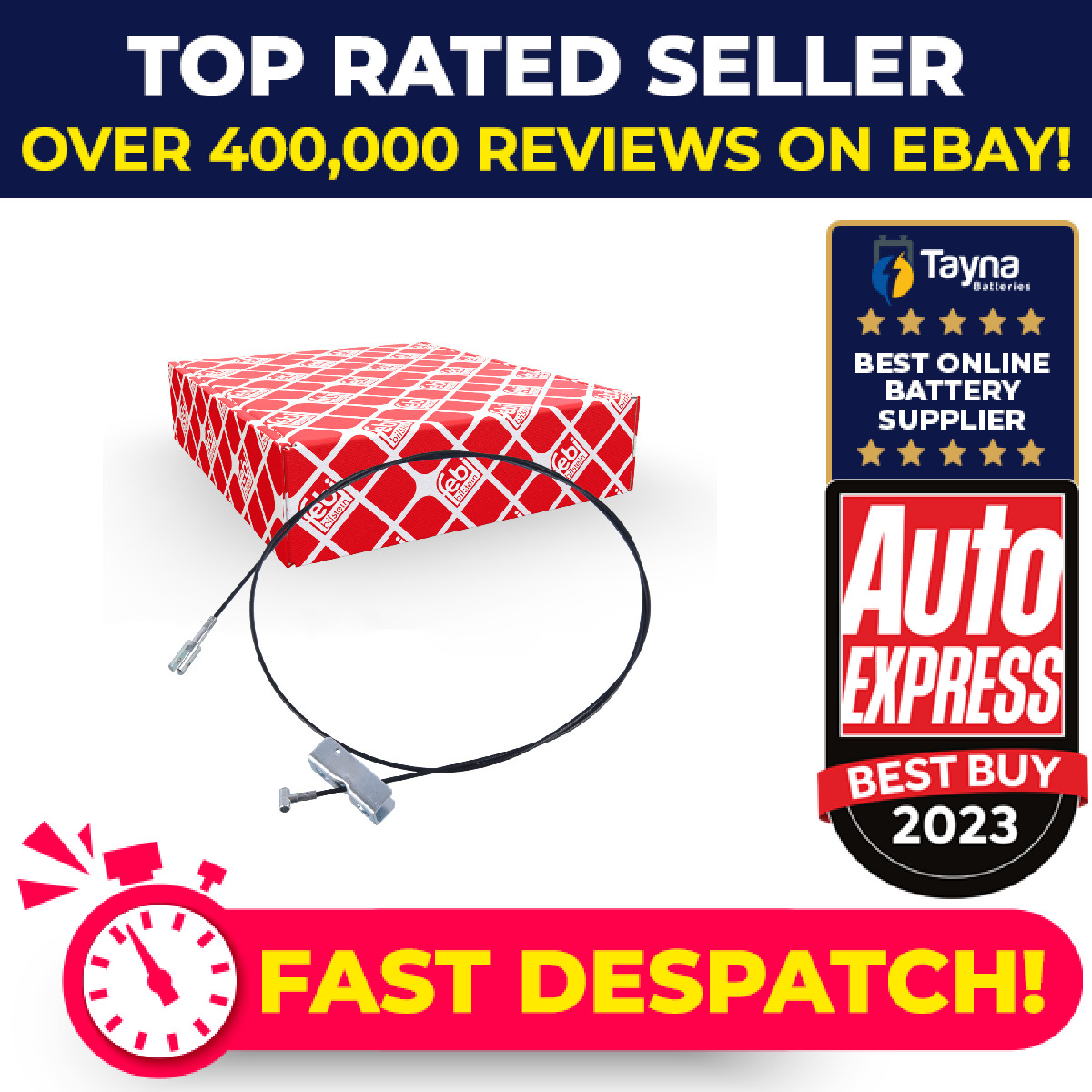 Handbrake Cable fits RENAULT TRAFIC Mk2 2.0D Front 2006 on Hand Brake Parking